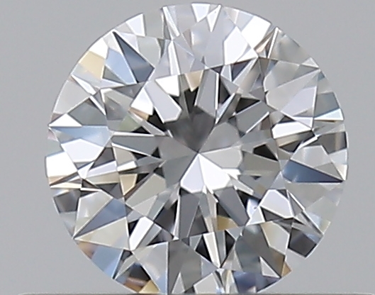 0.33 CaratD-VS1 EX Cut Round Diamond