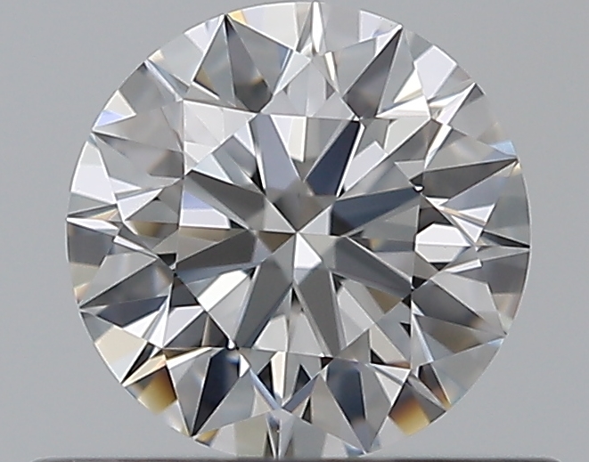 0.5 CaratE-VVS1 EX Cut Round Diamond
