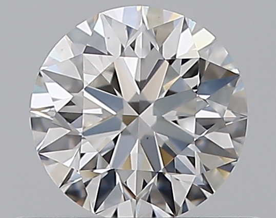 0.5 CaratF-VS1 EX Cut Round Diamond