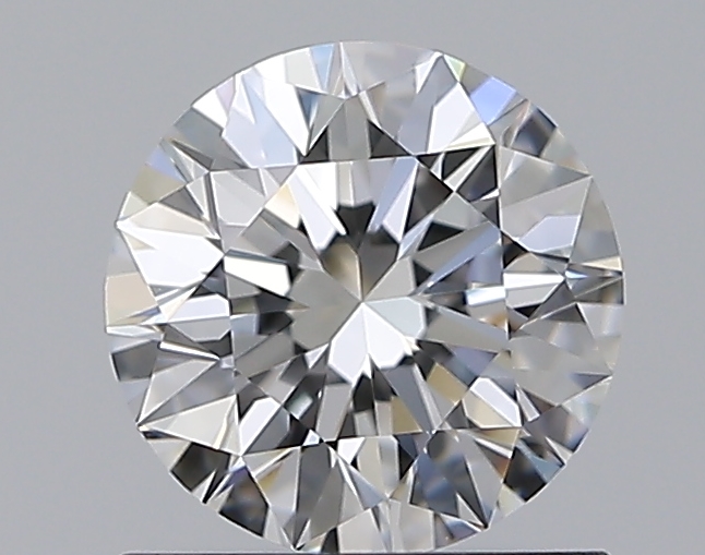 0.91 CaratF-VVS1 EX Cut Round Diamond