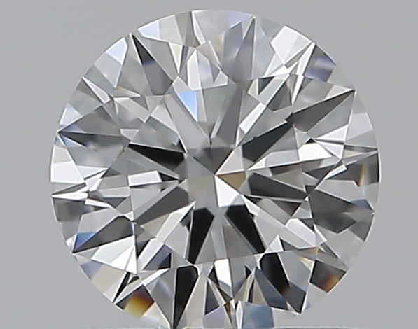 0.58 CaratF-VVS1 EX Cut Round Diamond