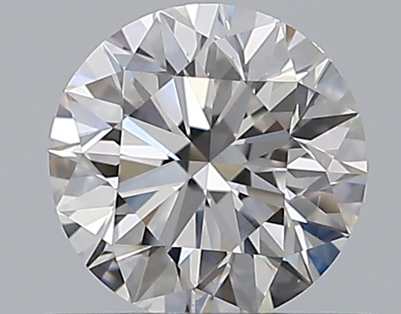 0.5 CaratF-VS2 EX Cut Round Diamond
