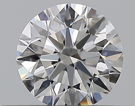 0.33 CaratD-VVS2 EX Cut Round Diamond