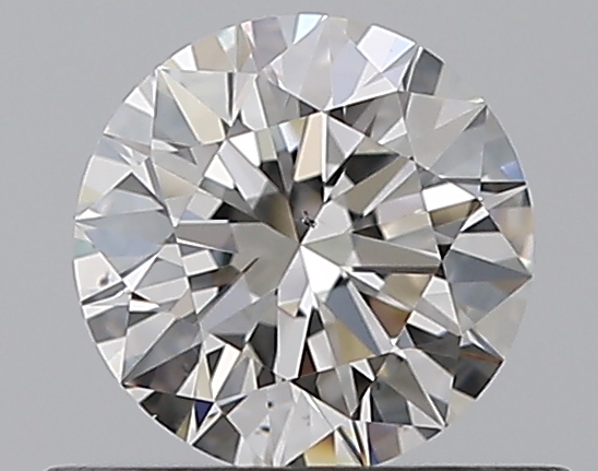 0.5 CaratF-SI1 EX Cut Round Diamond