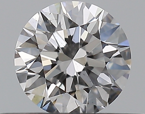0.37 CaratD-SI1 EX Cut Round Diamond