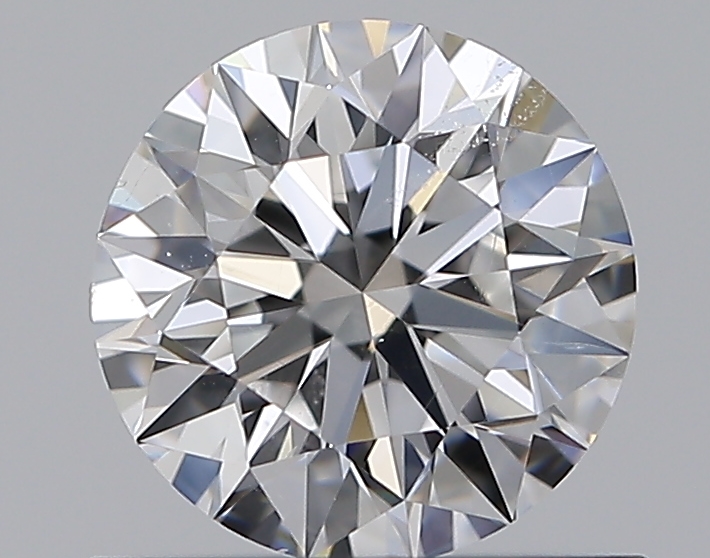 0.7 CaratE-SI2 EX Cut Round Diamond