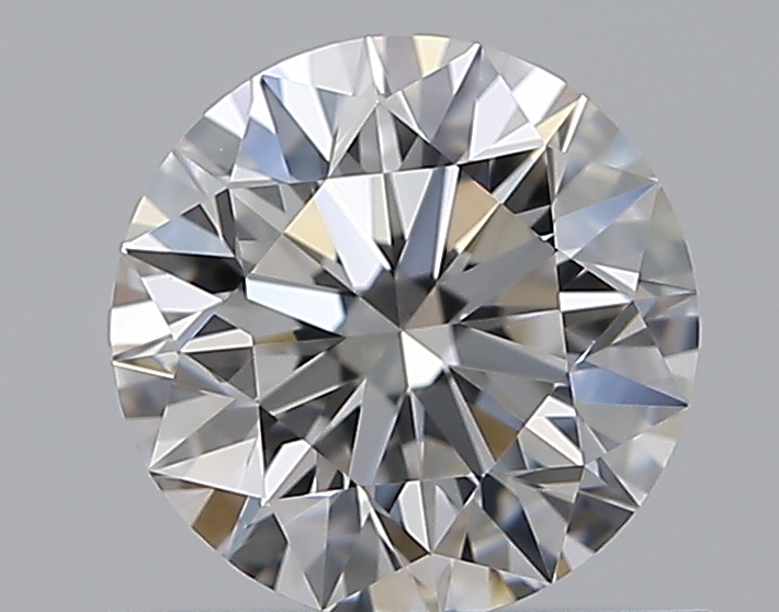 0.66 CaratG-VVS1 EX Cut Round Diamond