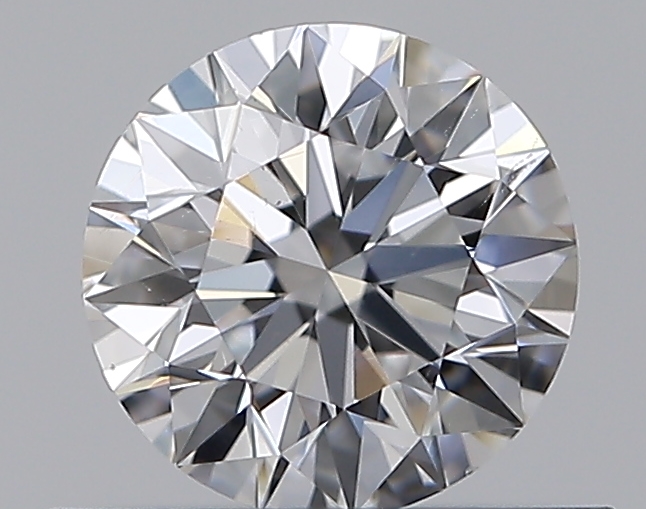 0.5 CaratD-SI1 EX Cut Round Diamond