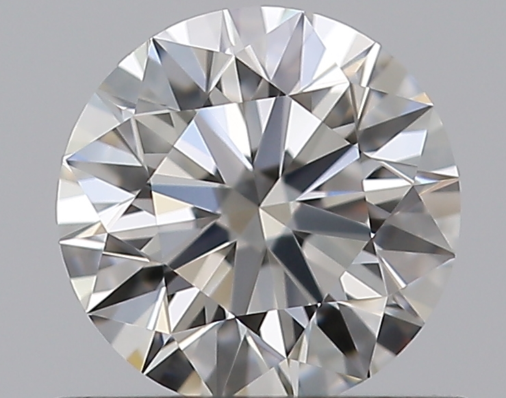 0.53 CaratH-VVS2 EX Cut Round Diamond