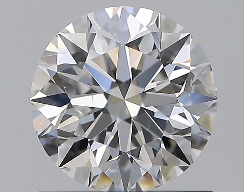 0.9 CaratF-SI2 EX Cut Round Diamond
