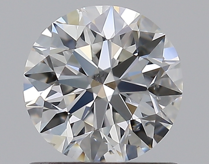 0.81 CaratF-SI1 EX Cut Round Diamond