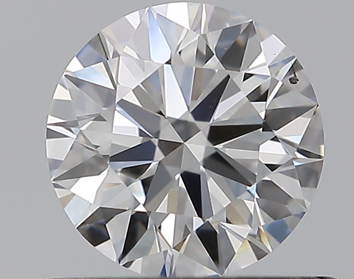 0.65 CaratD-SI1 EX Cut Round Diamond