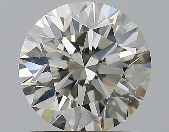 1.29 CaratK-SI2 EX Cut Round Diamond