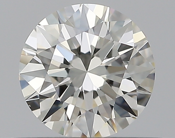 0.5 CaratJ-VS1 EX Cut Round Diamond