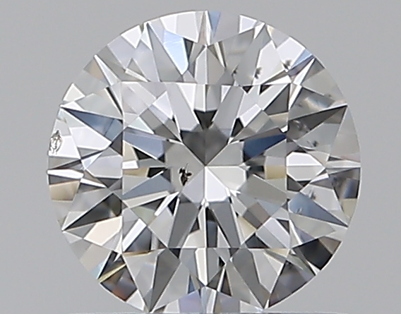 0.58 CaratF-SI1 EX Cut Round Diamond