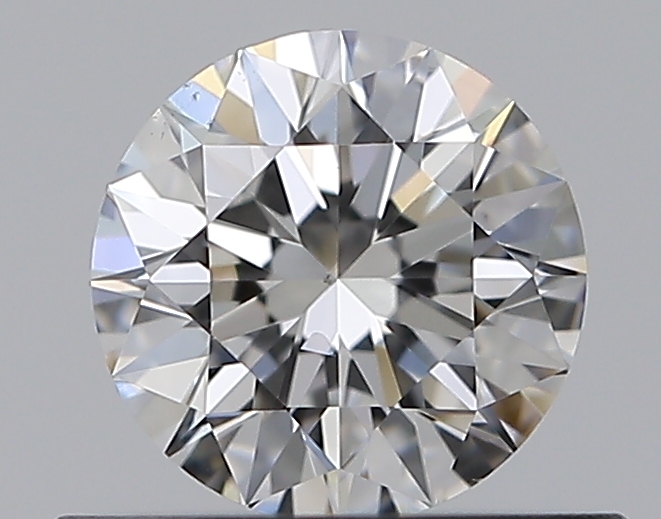0.5 CaratF-SI1 EX Cut Round Diamond