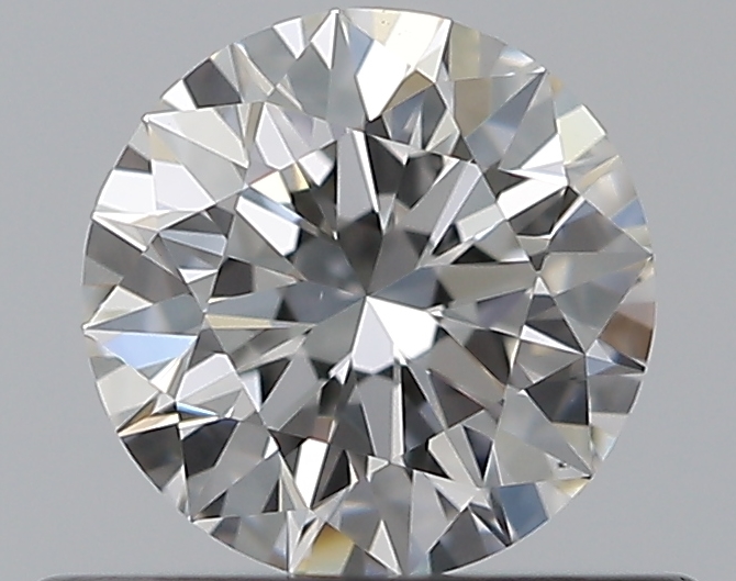 0.5 CaratF-VS2 EX Cut Round Diamond