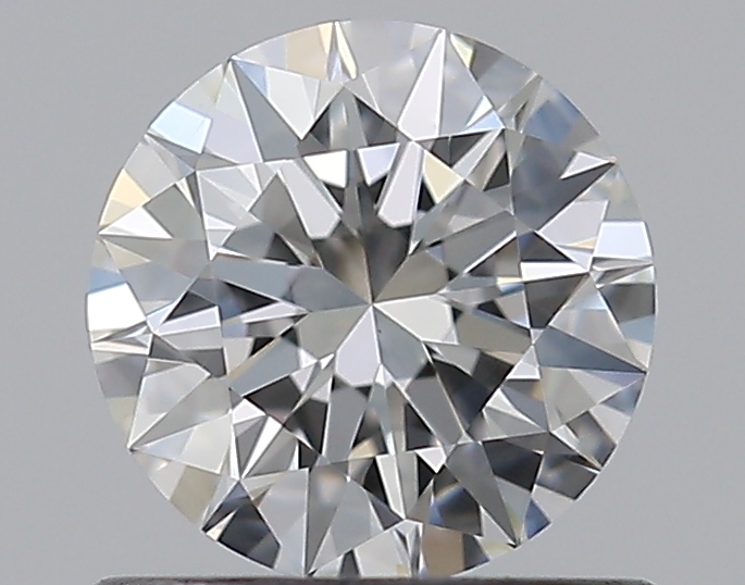 0.66 CaratF-SI1 EX Cut Round Diamond