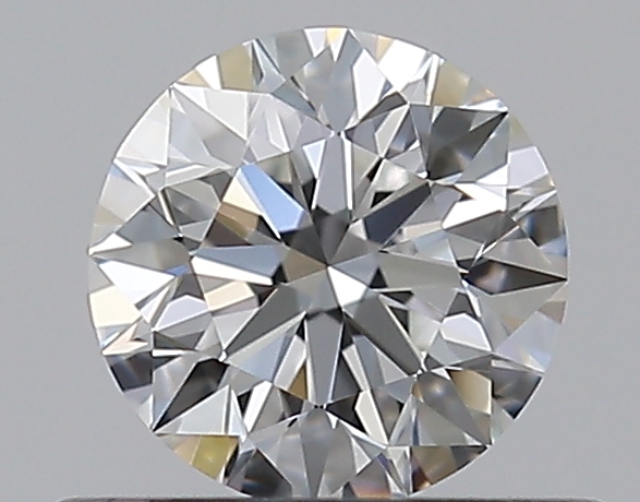 0.43 CaratF-VVS2 EX Cut Round Diamond