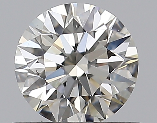 0.52 CaratI-SI1 EX Cut Round Diamond