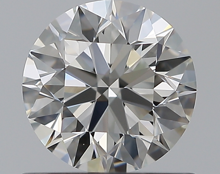 0.77 CaratI-VVS1 EX Cut Round Diamond