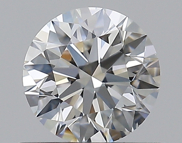 0.5 CaratF-SI1 EX Cut Round Diamond