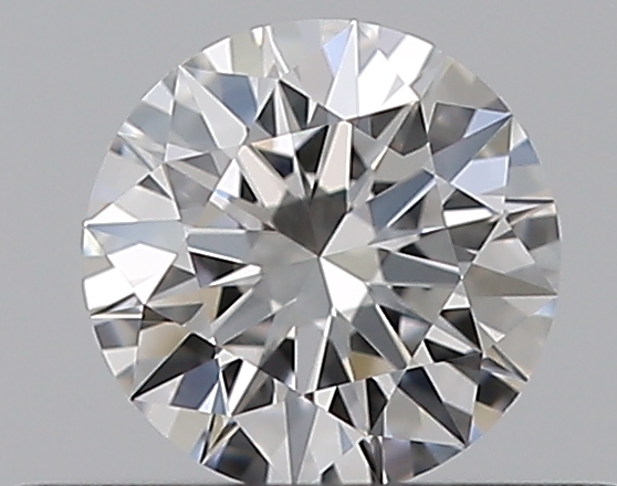 0.33 CaratD-IF EX Cut Round Diamond