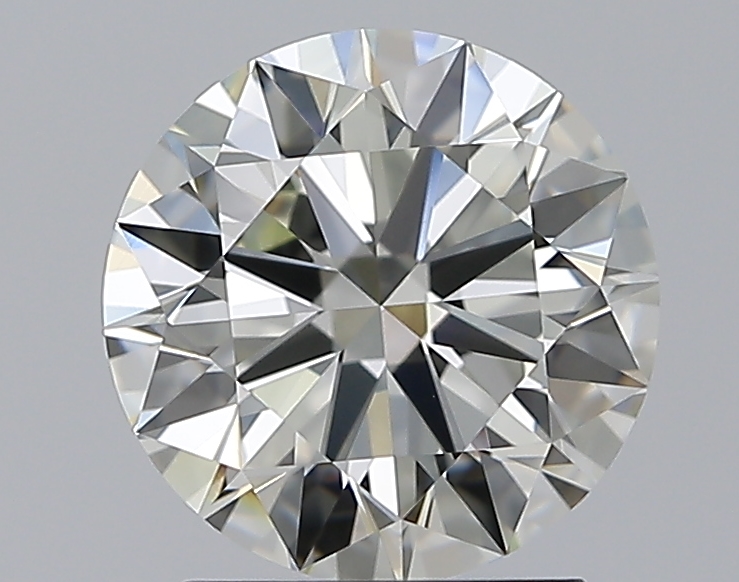 2 CaratL-VVS2 EX Cut Round Diamond