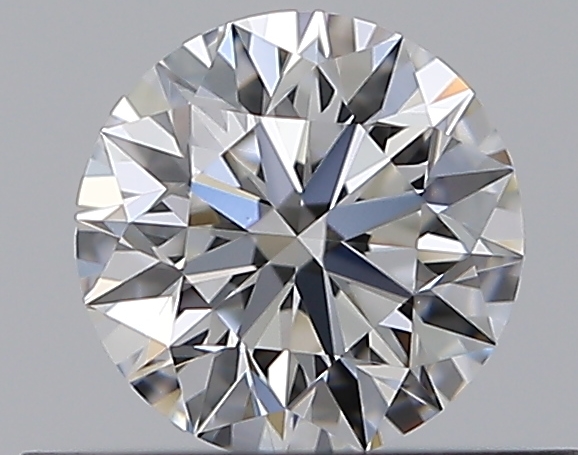 0.39 CaratF-VVS1 EX Cut Round Diamond