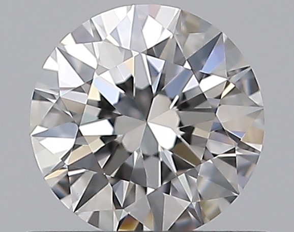 0.5 CaratE-VVS2 EX Cut Round Diamond