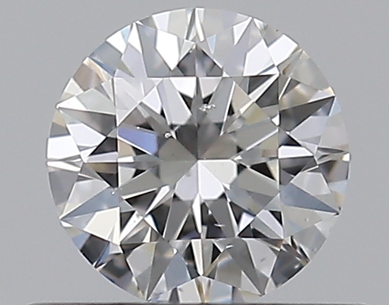 0.41 CaratF-SI2 EX Cut Round Diamond