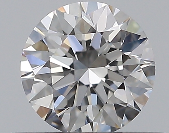0.38 CaratF-VVS1 EX Cut Round Diamond