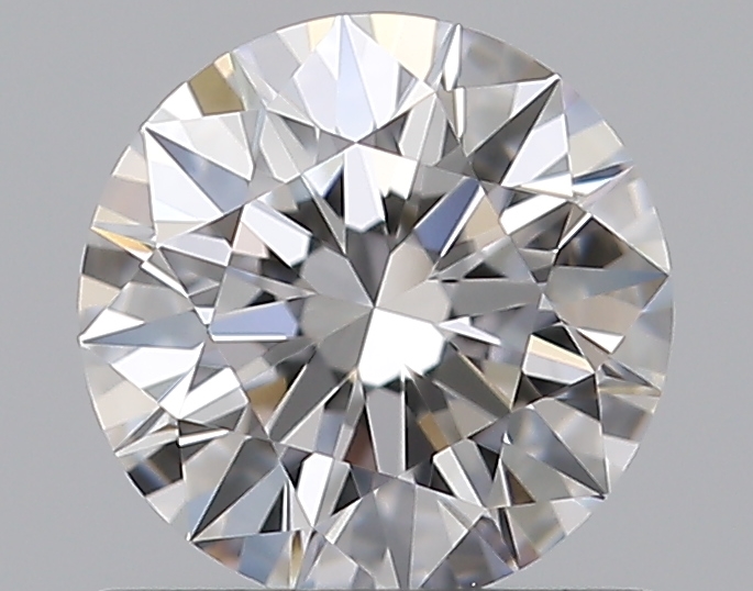 0.71 CaratD-IF EX Cut Round Diamond