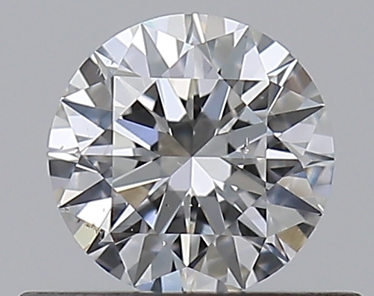 0.42 CaratF-SI1 EX Cut Round Diamond