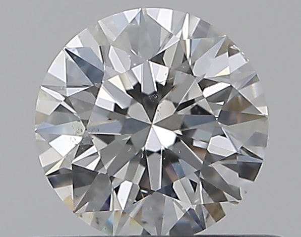 0.5 CaratF-SI1 EX Cut Round Diamond