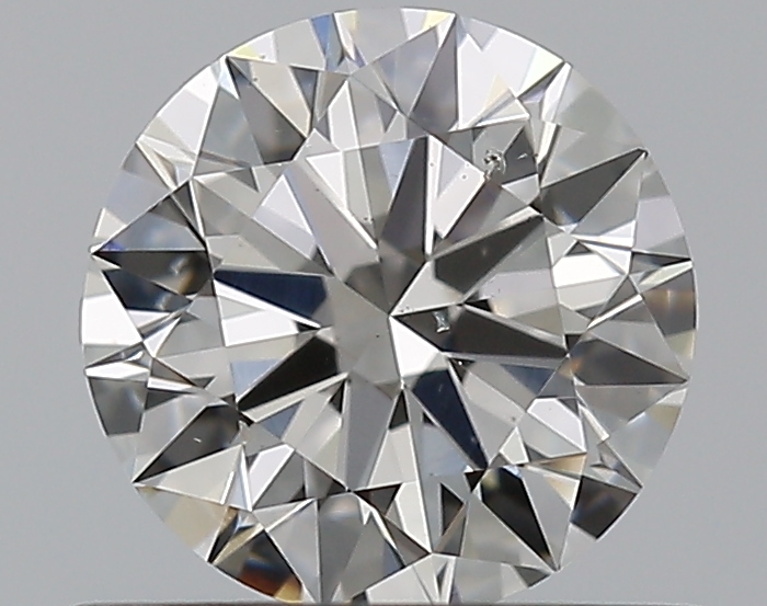 0.66 CaratG-SI1 EX Cut Round Diamond