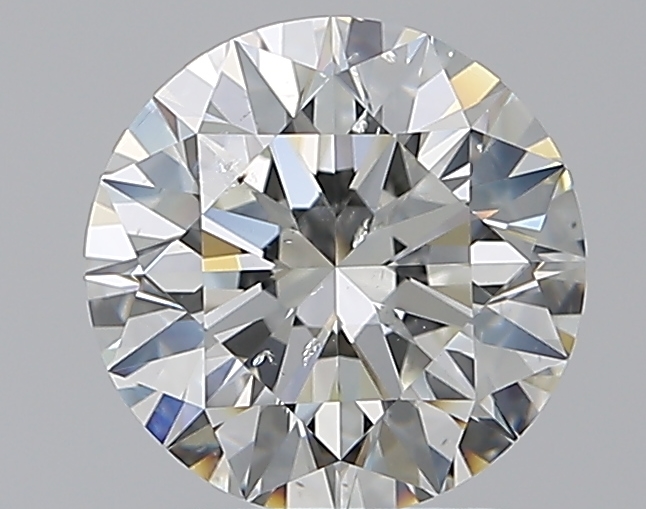2.21 CaratJ-SI2 EX Cut Round Diamond