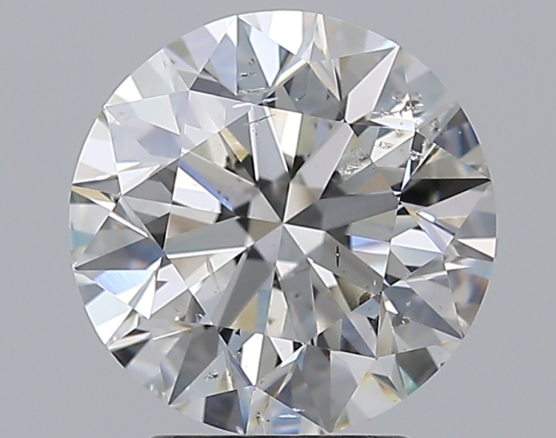 3.01 CaratI-SI2 EX Cut Round Diamond