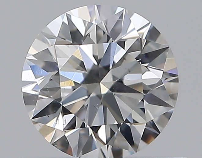 0.57 CaratG-SI1 EX Cut Round Diamond