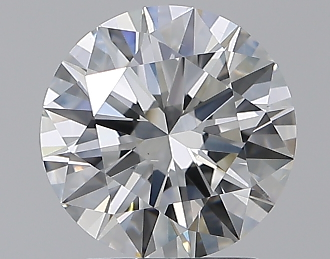 2.01 CaratG-SI1 EX Cut Round Diamond