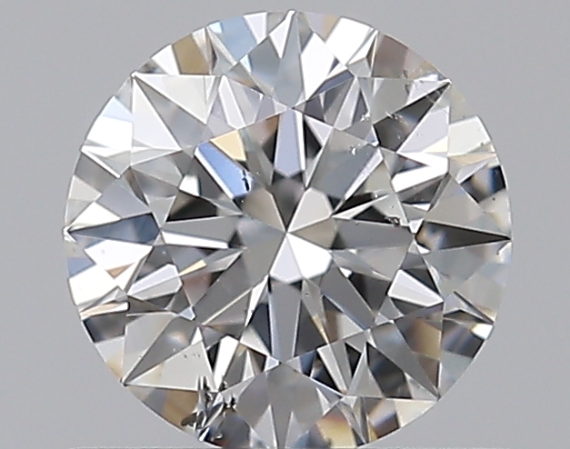 0.59 CaratF-SI2 EX Cut Round Diamond