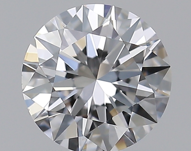 0.66 CaratE-VVS1 EX Cut Round Diamond