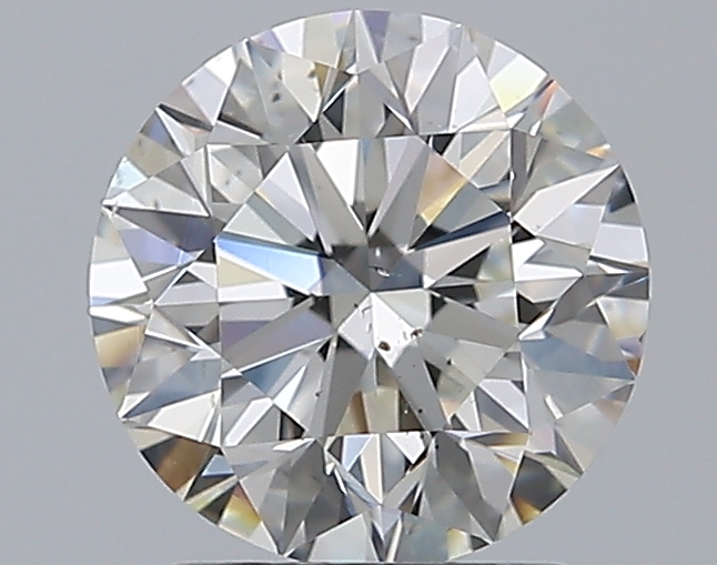 1.71 CaratH-SI1 EX Cut Round Diamond
