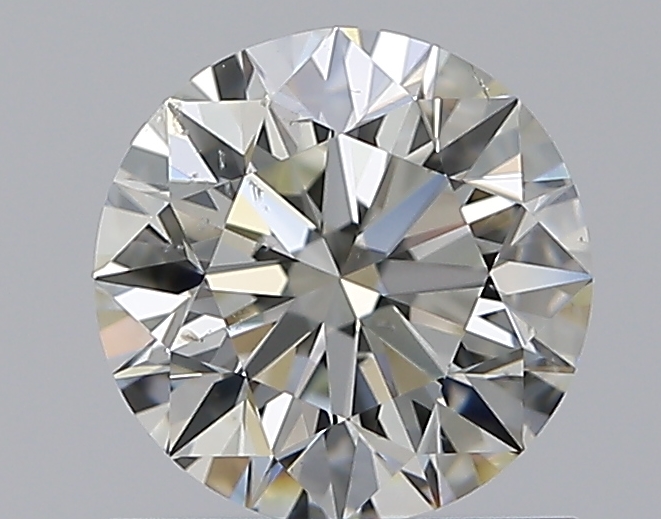 0.9 CaratK-SI2 EX Cut Round Diamond
