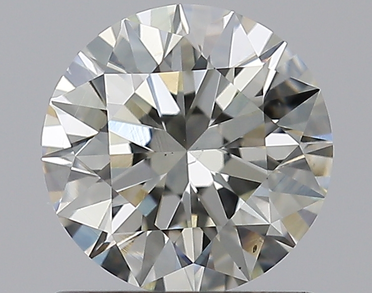 0.9 CaratK-SI1 EX Cut Round Diamond