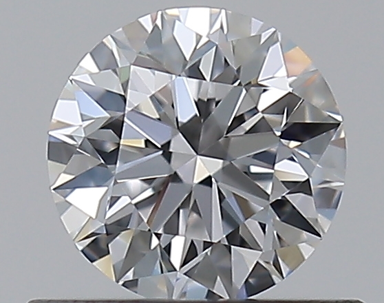 0.52 CaratD-IF EX Cut Round Diamond