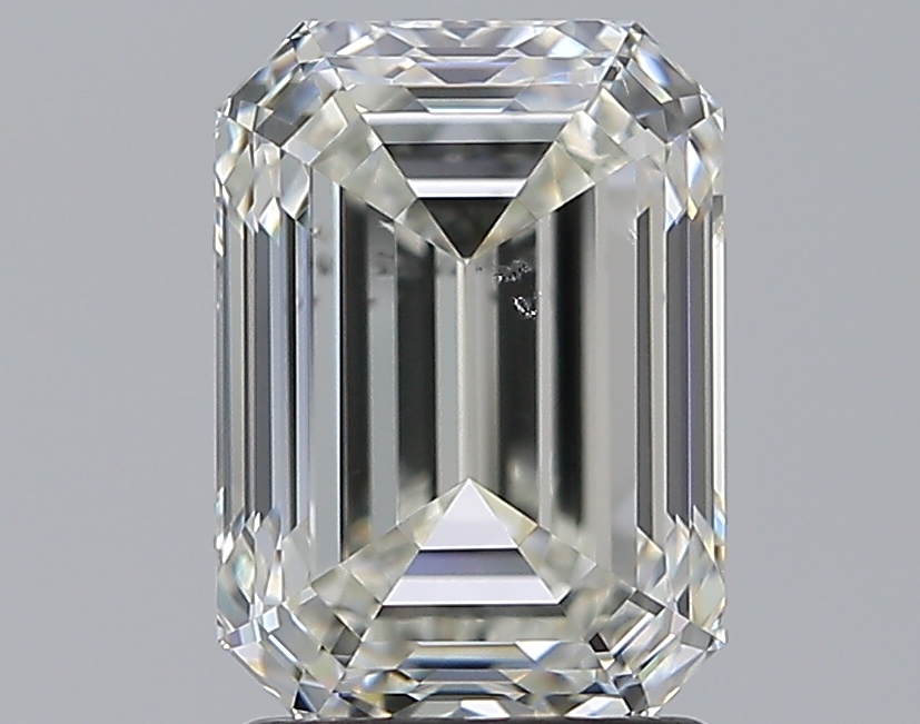 2 CaratI-SI1 - Cut Emerald Diamond