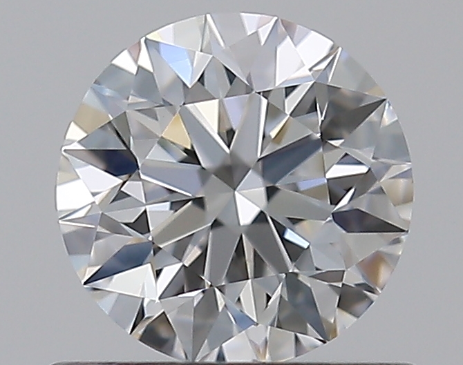 0.59 CaratE-VS1 EX Cut Round Diamond