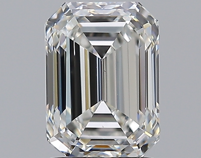 2.01 CaratH-VS2 - Cut Emerald Diamond