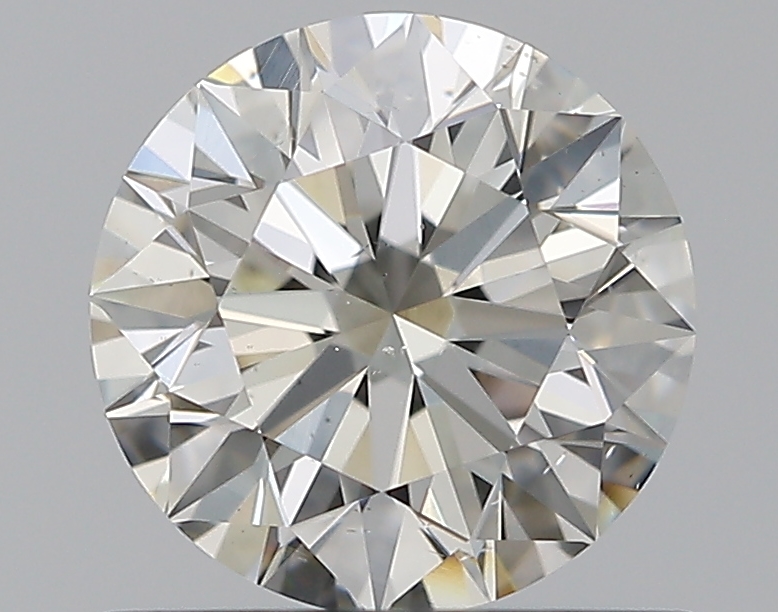 0.81 CaratJ-SI1 EX Cut Round Diamond
